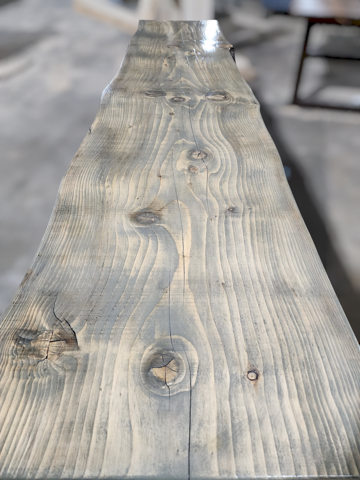 The Graywood Pine Bench